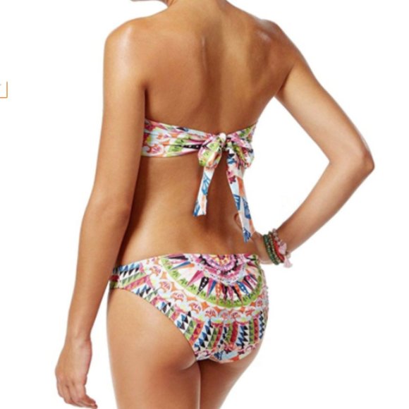 Bar III Cartwheels Cut-Out Bikini Bottom NWT - Picture 3 of 4